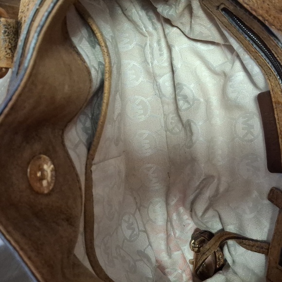 Michael Kors Distressed Satchel Handbag - Picture 4 of 4